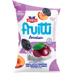 BEBIDA LACTEA VENEZA FRUITTI 900G AMEIXA
